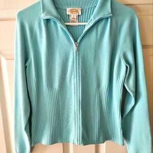 Ladies Talbots Turquoise Cardigan